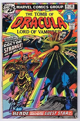 Buy Tomb Of Dracula #44 VG Signed W/COA Marv Wolfman Dr. Strange 1976 Marvel Comics • 38.86£