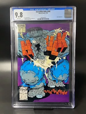 Buy Incredible Hulk #345 CGC 9.8 McFARLANE Classic Cover VERY RARE In High Grade • 582.45£