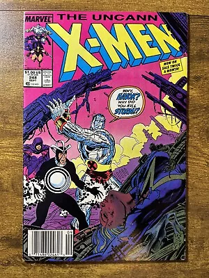 Buy Uncanny X-men 248 Newsstand 1st Artwork By Jim Lee Cover Claremont Story 1989 • 7.73£