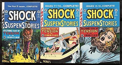 Buy Shock SuspenStories EC Annual 1 3 4 Gemstone Pre-Code Comics Horror • 46.59£