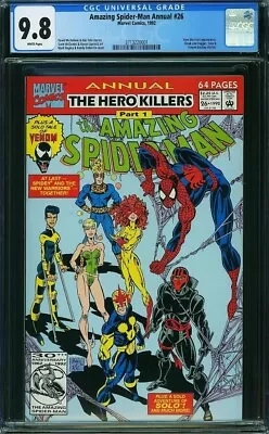 Buy AMAZING SPIDER-MAN ANNUAL #26 CGC 9.8 WP 1992 Marvel (Origin Of Venom) • 69.89£