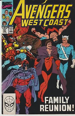 Buy Marvel Comics Avengers West Coast #57 (1990) 1st Print F+ • 2£