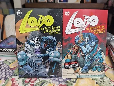 Buy Lobo By Keith Giffen & Alan Grant Vol 1 + 2 Lot SIGNED By Simon Bisley Tpb Dc • 116.49£