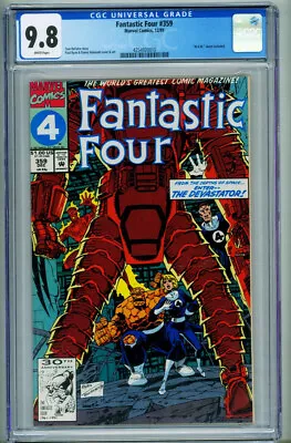 Buy Fantastic Four #359  1991 - Marvel -CGC 9.8 - Comic Book • 100.96£