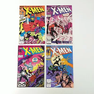 Buy The Uncanny X-Men #246 247 248 249 NM- NM Lot 1st Jim Lee X-Men (1989 Marvel) • 23.29£
