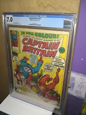 Buy Captain Britain.22    Cgc 7.0 • 95£