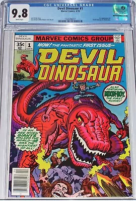 Buy Devil Dinosaur #1 CGC 9.8 April 1978 1st Appearance Of Devil Dinosaur & Moon Boy • 177.06£