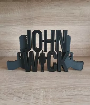 Buy John Wick Custom Display Logo Art Sculture • 14.99£