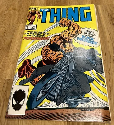 Buy The Thing #27 Marvel Comics 1st Appearance Of Sharon Ventura Rare Vintage 1985 • 8.50£