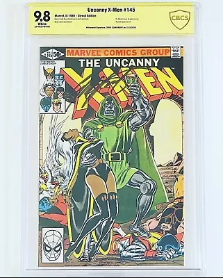 Buy Uncanny X-Men #145 CBCS 9.8 WP Signed By Chris Claremont (Witnessed) - Dr. Doom • 692.41£