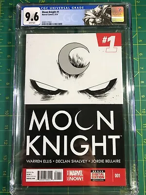 Buy Moon Knight #1 Warren Ellis 1st App Mr. Knight Marvel 2014 CGC 9.6 Custom Label • 62.82£