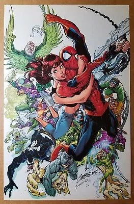 Buy Amazing Spider-Man 500 Mary Jane Villains Marvel Comics Poster J Scott Campbell • 13.51£