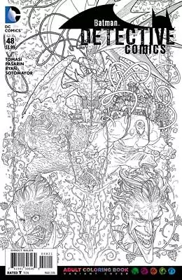 Buy Detective Comics #48 Adult Coloring Book Variant, NM 9.4, 1st Print, 2016 • 3.86£