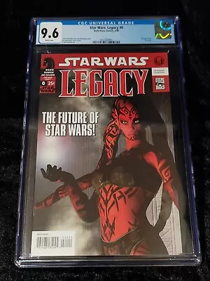 Buy Star Wars: Legacy #0 Jan Duursema Cover CGC 9.6 Darth Talon Preview Book • 50.48£