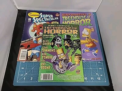 Buy Bart Simpson's Treehouse Of Horror (1995) # 9, 10 + Super Spectacular #1 Comics • 27.18£