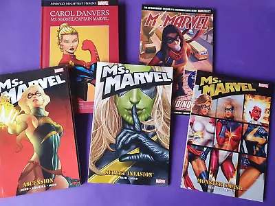 Buy Captain Marvel & Ms. Marvel - 5 Graphic Novels • 12.50£