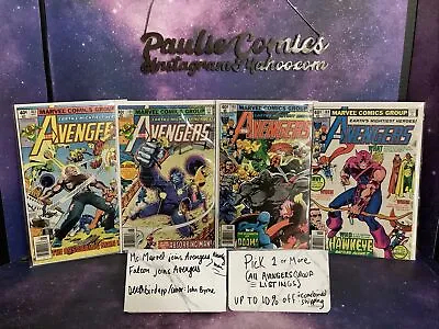 Buy Pick-Avengers 183 184 188 189 Marvel Comics Ms Marvel & Falcon Join Thor Comics • 6.21£