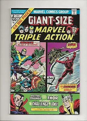 Buy Giant-Size Marvel Triple Action #2 (1975) FN+ 6.5 • 6.22£