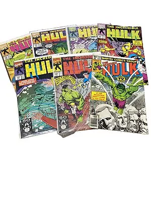 Buy INCREDIBLE HULK #239 382 386 387 394 406 410 (lot Of 7)  (Marvel 1979-1993 ) • 6.21£