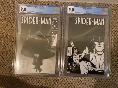 Buy 2 Spider-Man Noir #1 CGC 9.8 1st Appearance Zircher & Calero Covers Variant • 698.94£