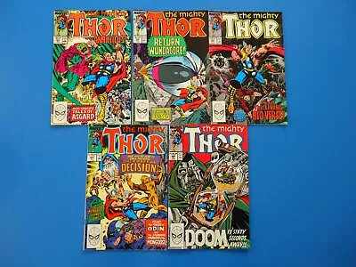 Buy Marvel Comics The Mighty Thor 405 406 407 408 409 • 10.06£