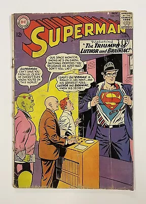 Buy Superman; Vol 1 #173. Nov 1964. Dc. G+. Al Plastino! Curt Swan! Jerry Siegel! • 10£