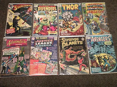 Buy Lot Of 8 Silver & Bronze Age Superman Thor Comics Bundle • 21.99£