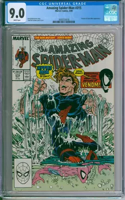 Buy Marvel Comics Amazing Spider-Man #315 CGC 9.0 • 46.18£