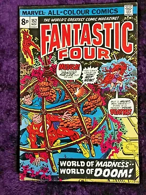 Buy Free P & P; Fantastic Four #152 (Nov 1974):  A World Of Madness Made!   • 4.99£