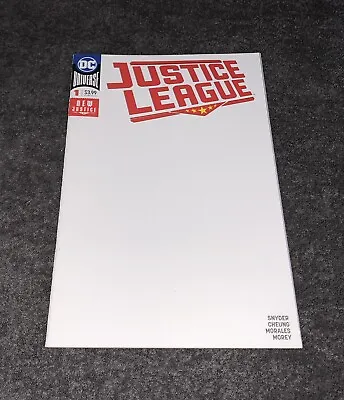 Buy DC COMIC - NEW JUSTICE LEAGUE #1  - VARIANT / BLANK COVER - Snyder Cheung • 5.50£