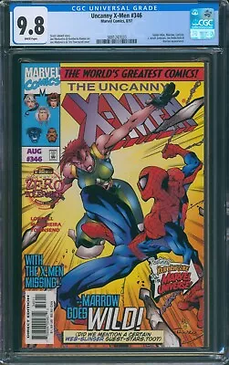Buy Uncanny X-Men #346 - CGC 9.8 - NM/M!!!! - Spider-Man App - Only 53 In Pop! • 55.52£