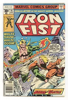 Buy Iron Fist #14 VG- 3.5 1977 1st App. Sabretooth • 275.70£