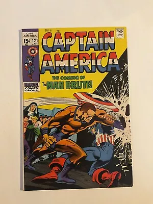 Buy Captain America 121 Very Fine Vf 8.0 Marvel • 23.29£