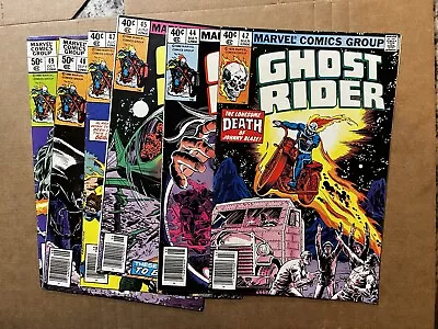 Buy 1979 Marvel Comics Ghost Rider Lot  | 42 44 45 47 48 49Newsstand | Mid Grade- VF • 29.56£