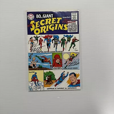 Buy More Secret Origins #8 Reprint Signed By Gil Kane & Shelly Muldoff Dynamic Force • 100£