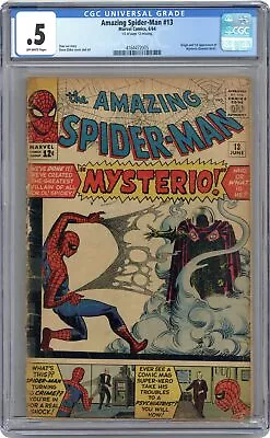 Buy Amazing Spider-Man #13 CGC 0.5 1964 4164472005 1st App. Mysterio • 361.77£
