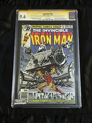 Buy 1978 Iron Man #116 CGC 9.6 NM+ W/ White Pgs Michelinie, Layton & Stan Lee SIGNED • 465.97£