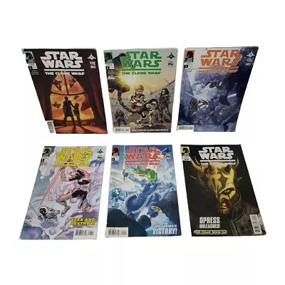 Buy Star Wars The Clone Wars - Issues 1, 4, 7, 8 & 9 + FCBD Opress Unleashed! Comics • 194.48£
