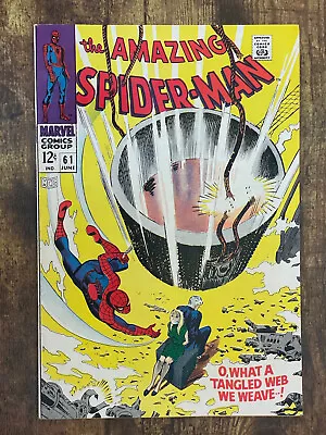 Buy Amazing Spider-Man #61 - STUNNING HIGH GRADE - 1st Gwen Stacy Cover - Marvel • 52.03£