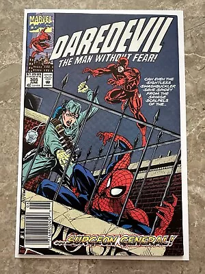 Buy Daredevil #305 Newsstand VF/NM (1992 Marvel Comics) • 10.87£