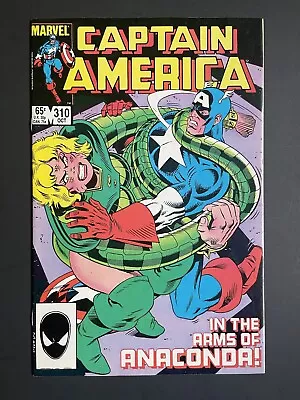 Buy Captain America 310 1st Diamondback & Serpent Society (1985) VF+ • 11.66£