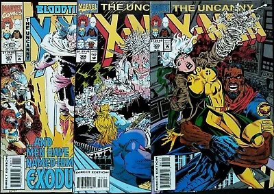 Buy The Uncanny X-Men Comic Book Lot Includes Issues #305, #306 & #307 - High Grade • 10.10£