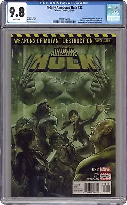 Buy Totally Awesome Hulk #22A 1st Printing CGC 9.8 2017 2016755006 • 174.74£