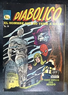 Buy (1970) DIABOLICO (Daredevil) #54 La Prensa Mexico Foreign Edition! • 38.89£