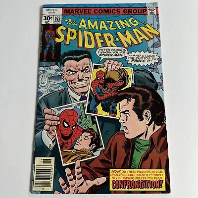 Buy Amazing Spider-Man # 169 | STAN LEE CAMEO ! FRANK MILLER LETTER! Marvel 1977 FN- • 5.43£