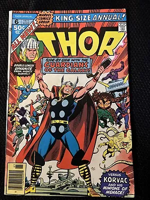 Buy THOR KING SIZE ANNUAL #6   GUARDIANS OF THE GALAXY KORVAC ORIGIN 1977 Free Ship • 11.65£