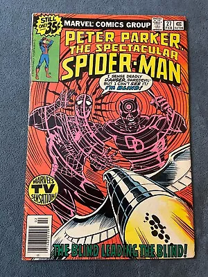 Buy Spectacular Spider-Man #27 1979 Marvel Comic Key 1st Frank Miller Daredevil VG+ • 22.30£