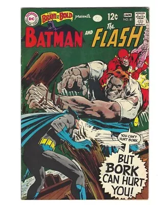 Buy Brave And The Bold #80 1969 Flat Tight And Glossy FN/FN+ Batman Flash Neal Adams • 23.29£