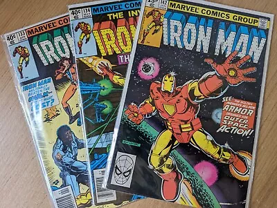 Buy Iron Man #133, 134 & 142 (1980) Ant Man & Hulk App Lot Of 3 Comics • 15£