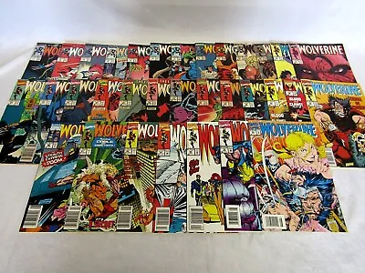 Buy 33 Marvel Wolverine Comic Books - Partial Runs 1-10, 24-27, 29-36 Most Newsstand • 427.13£